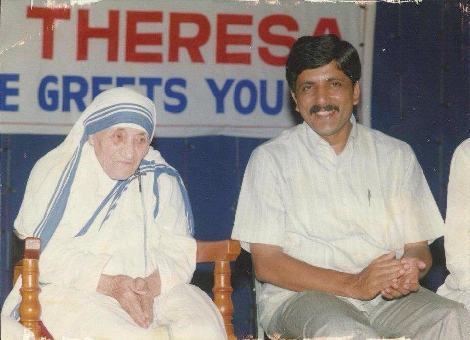 Mother Theresa & K Jayaprakash Hegde
