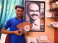 Avinash Kamath with Dr Virupaksha Devaramane